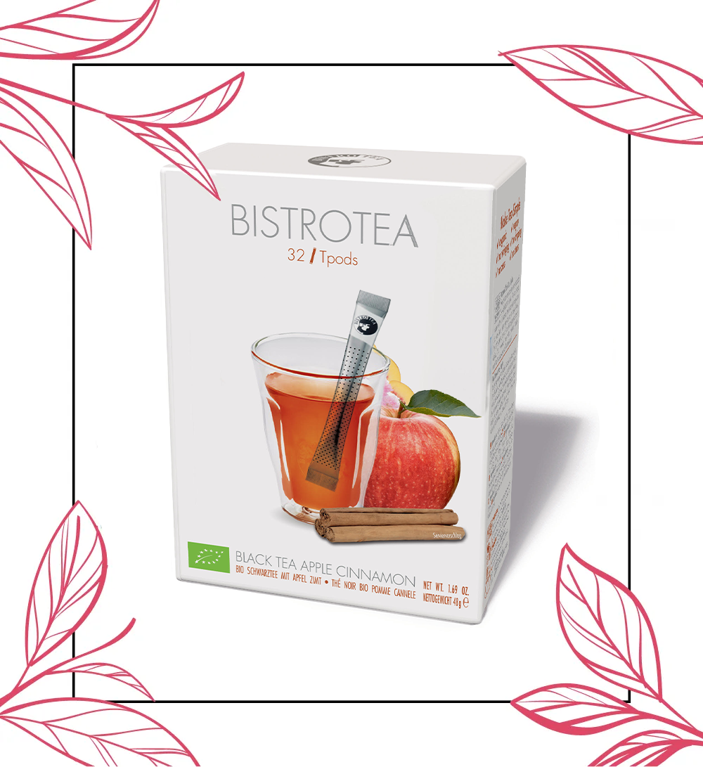 Thé Noir Pomme Cannelle Bio (32 sticks)
